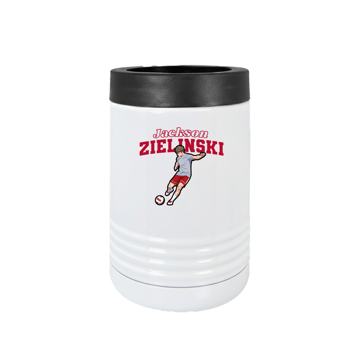 Beverage Holder — Name Arch in White
