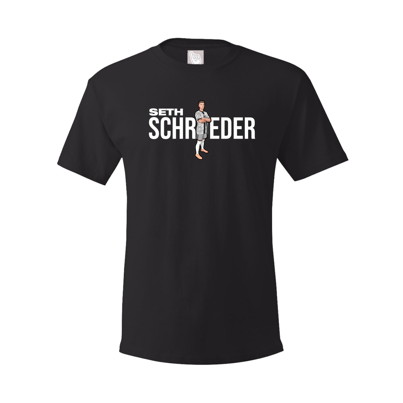 Tee — Player Name in Black