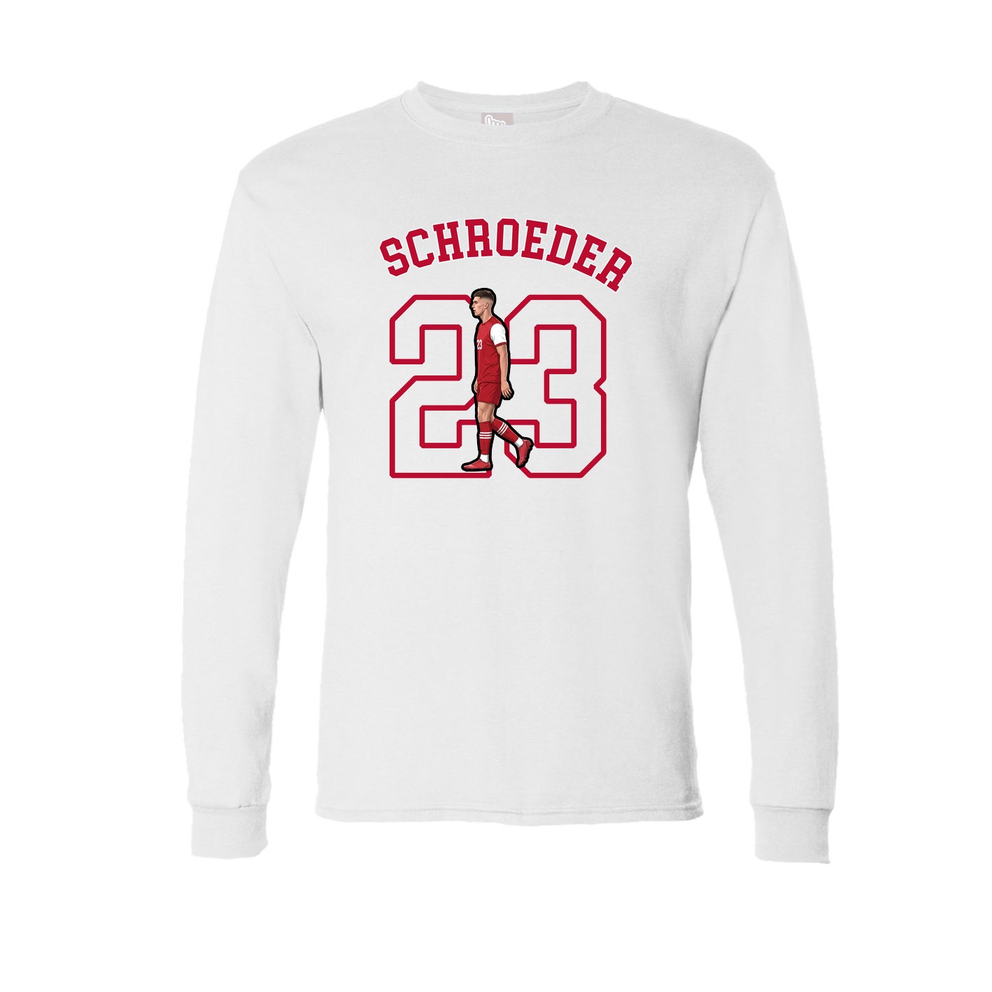 Long Sleeve Tee — Shirsey Arch in White