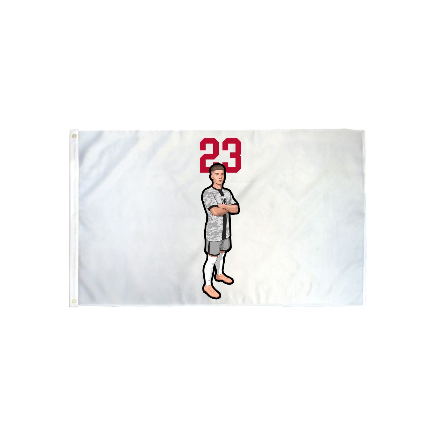 3x5 Flag — Number Top in Classic