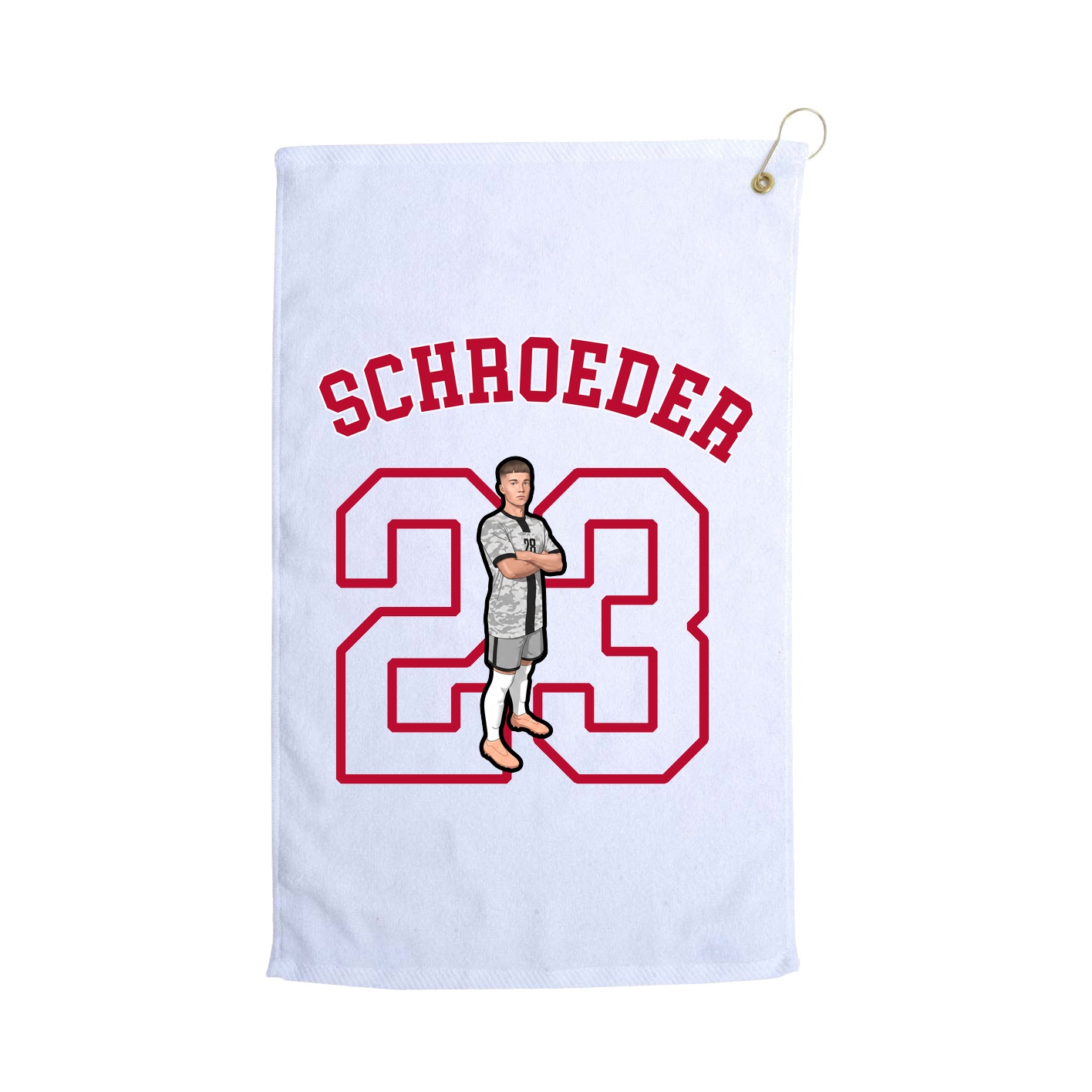 Golf Towel — Shirsey Arch in White