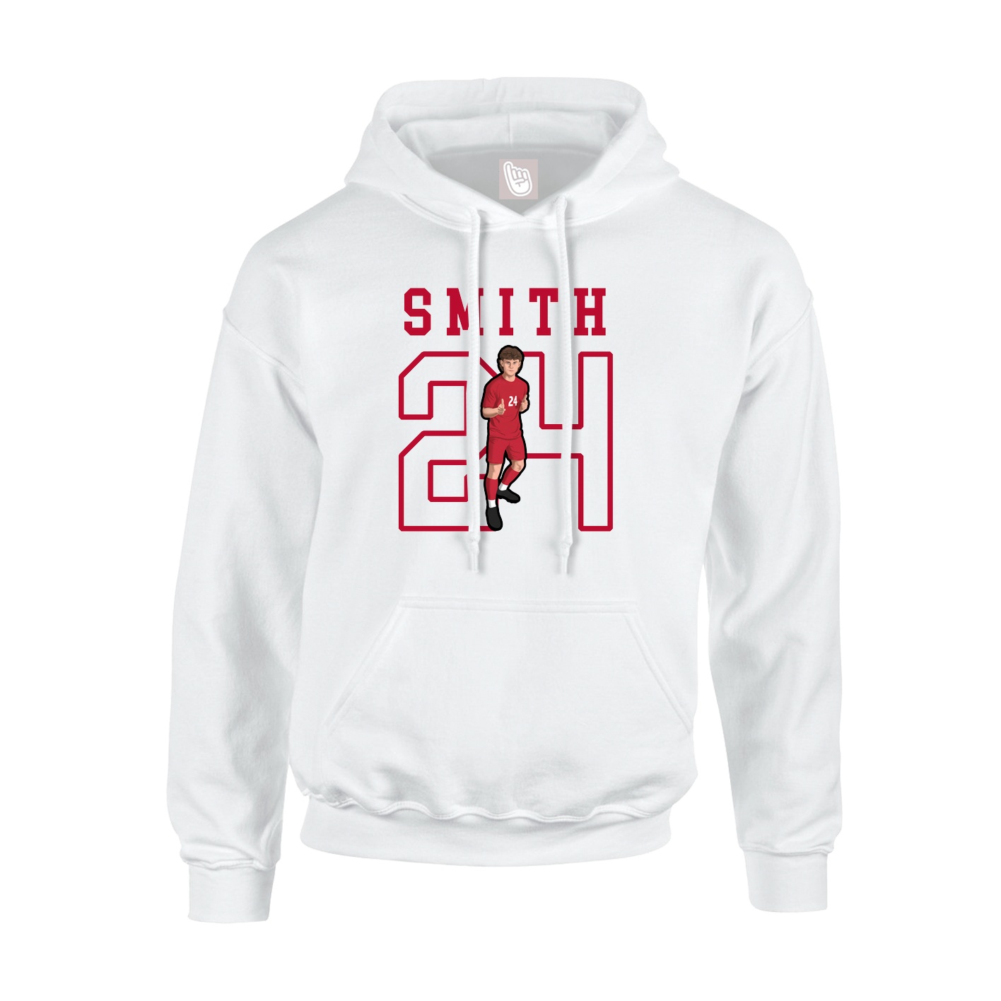 Youth Hoodie — Shirsey in White