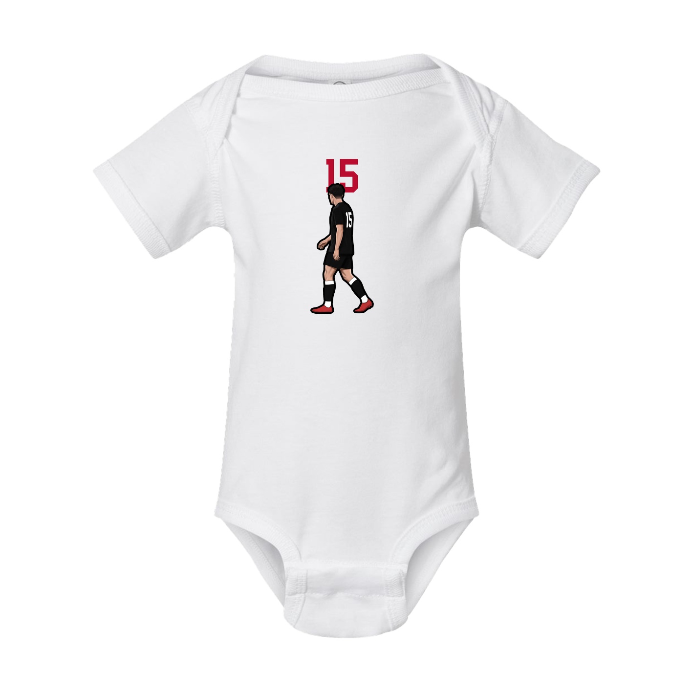 Baby Onesie — Number Top in White