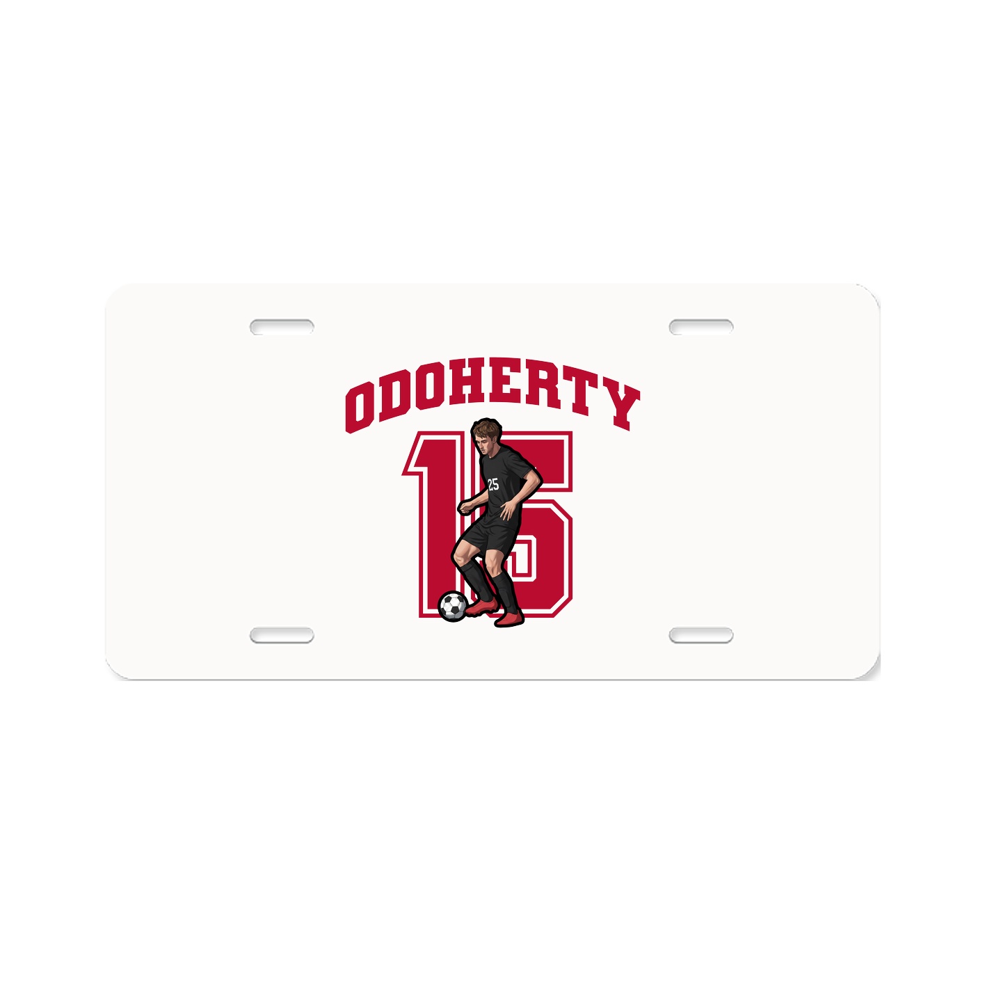 License Plate — Number in Classic