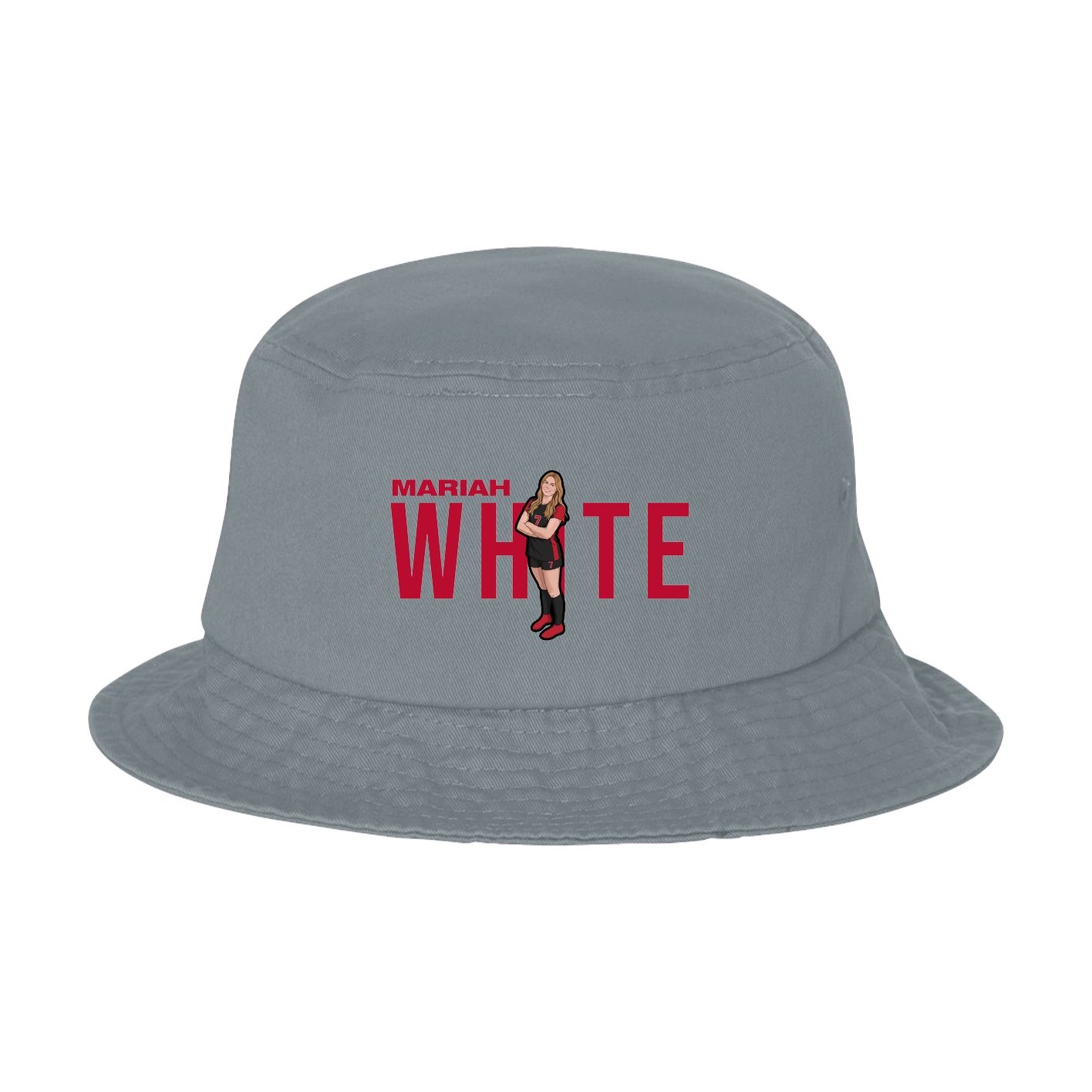 Bucket Cap — Player Name in Grey