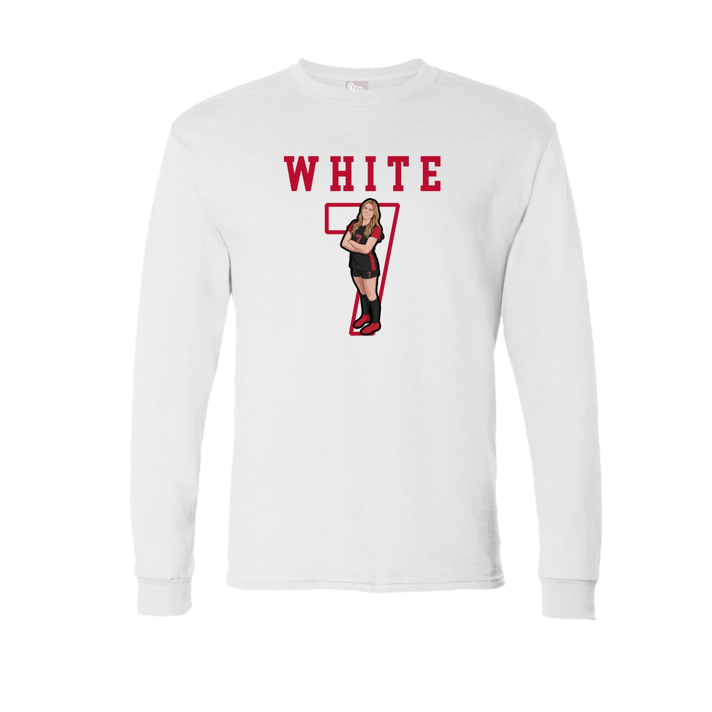 Long Sleeve Tee — Shirsey in White