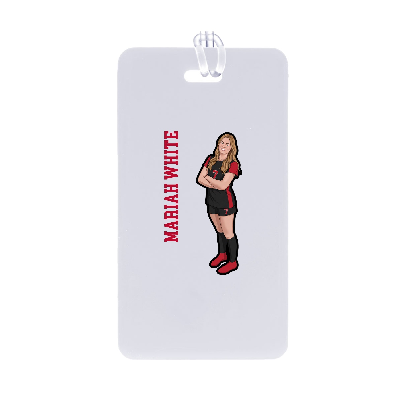 Bag Tag — Name Vertical in Classic