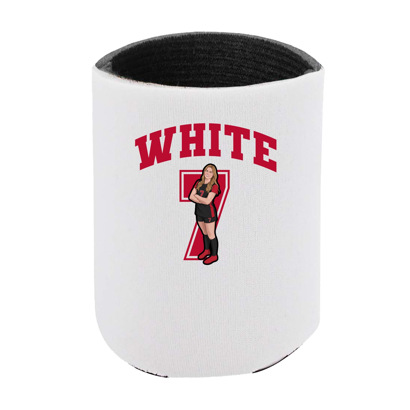 Can Holder — Number in White