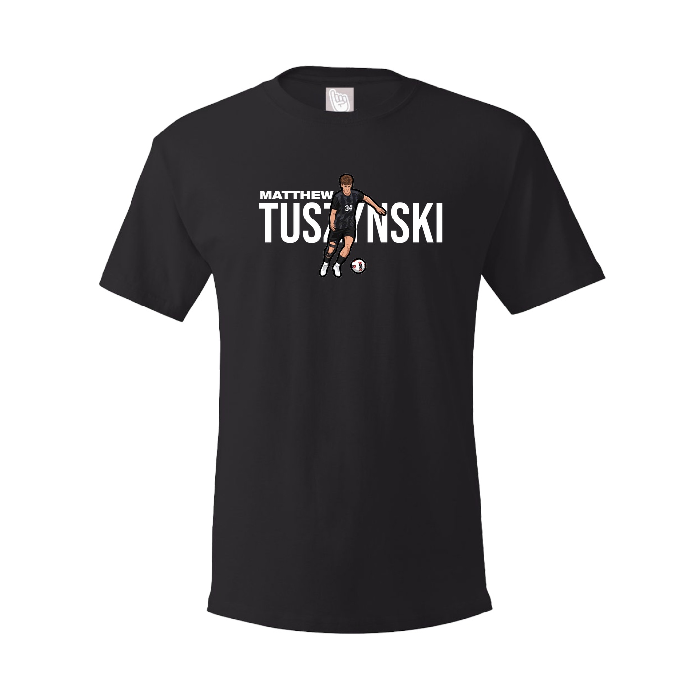 Youth Tee — Player Name in Black