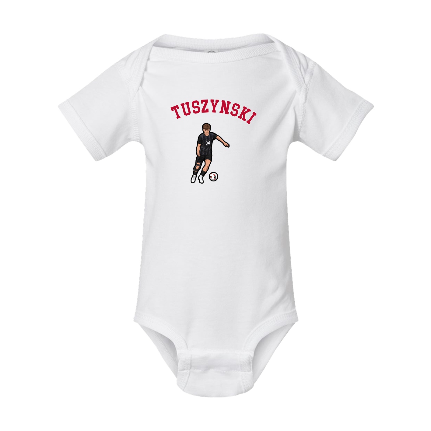 Baby Onesie — Shirsey Arch in White
