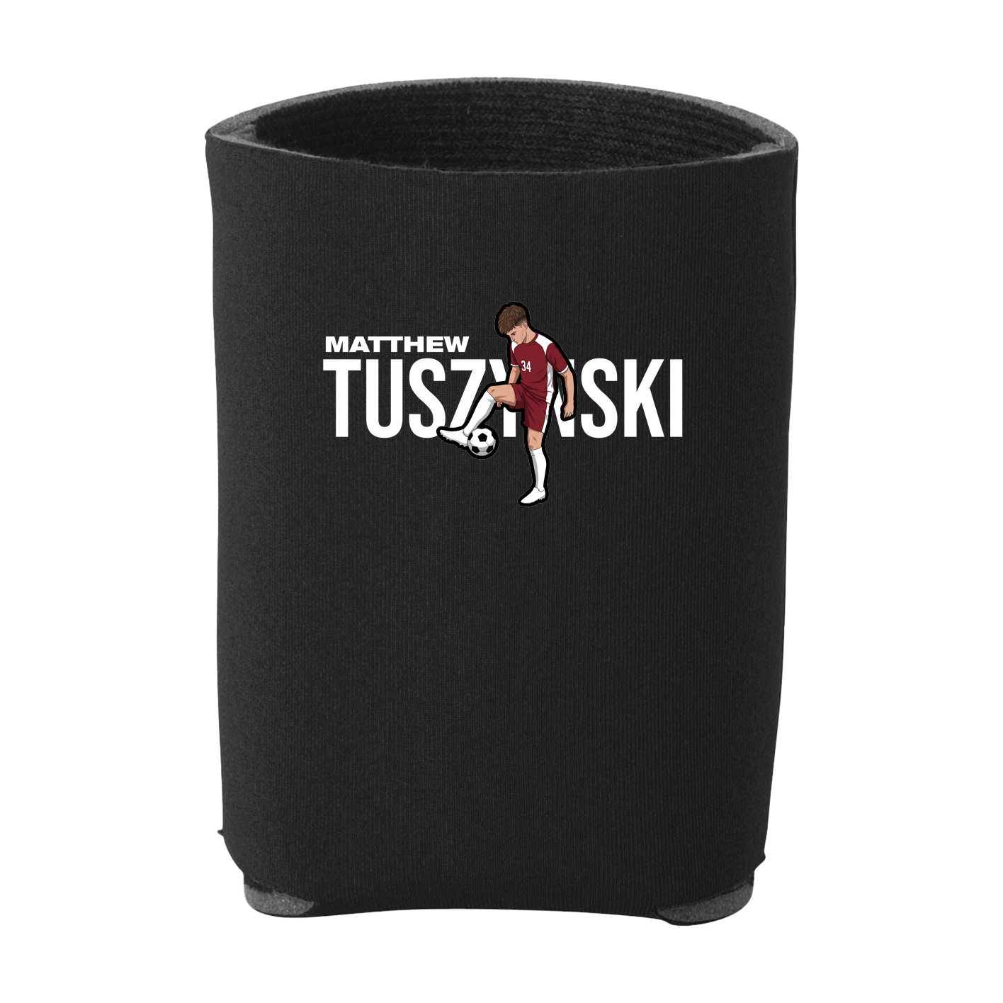 Can Holder — Player Name in Black