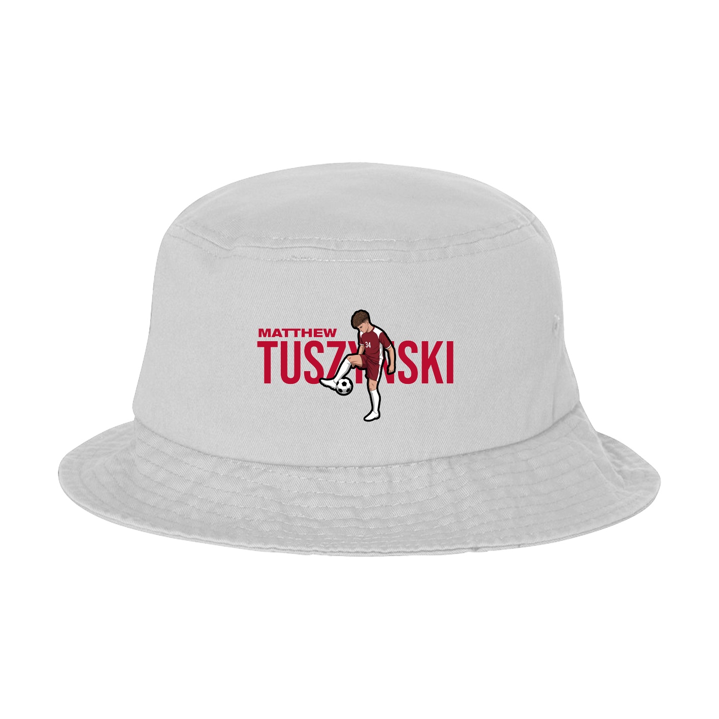 Bucket Cap — Player Name in White
