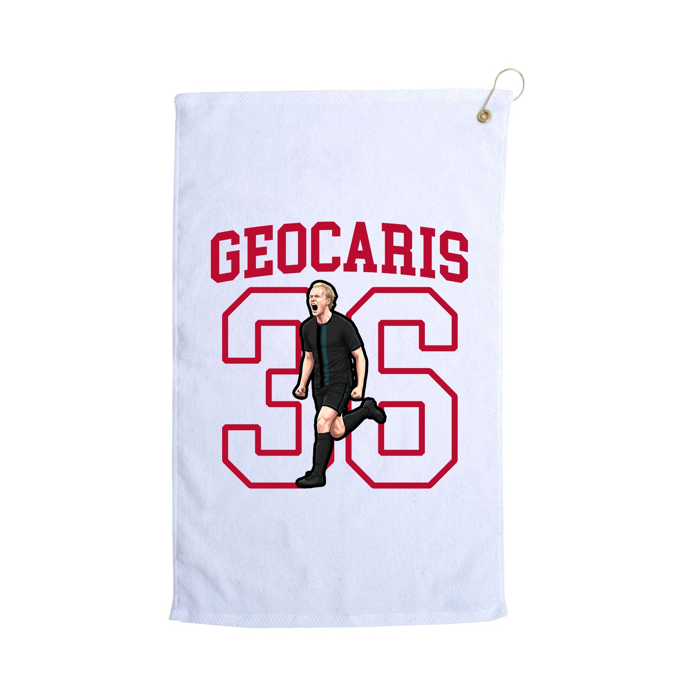 Golf Towel — Shirsey in White