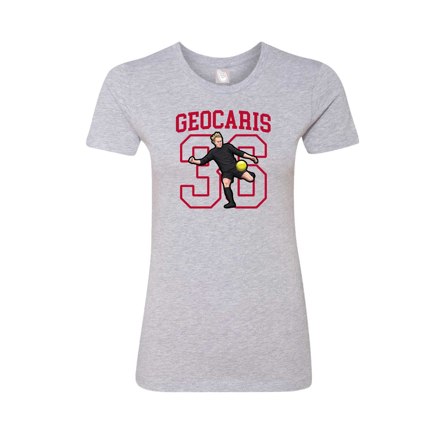 Fitted Women's Tee — Shirsey in Grey