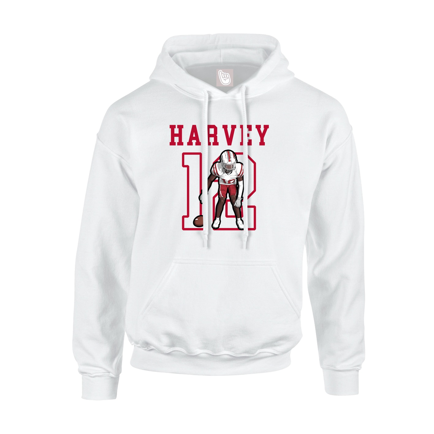 Hoodie — Shirsey in White