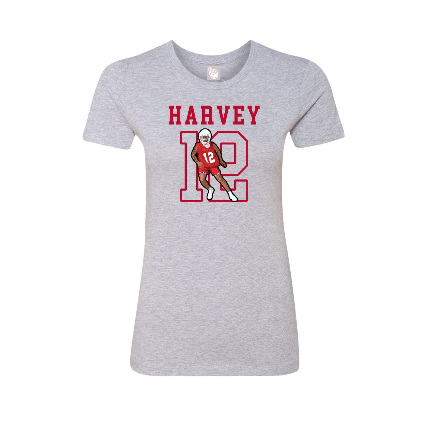 Fitted Women's Tee — Shirsey in Grey