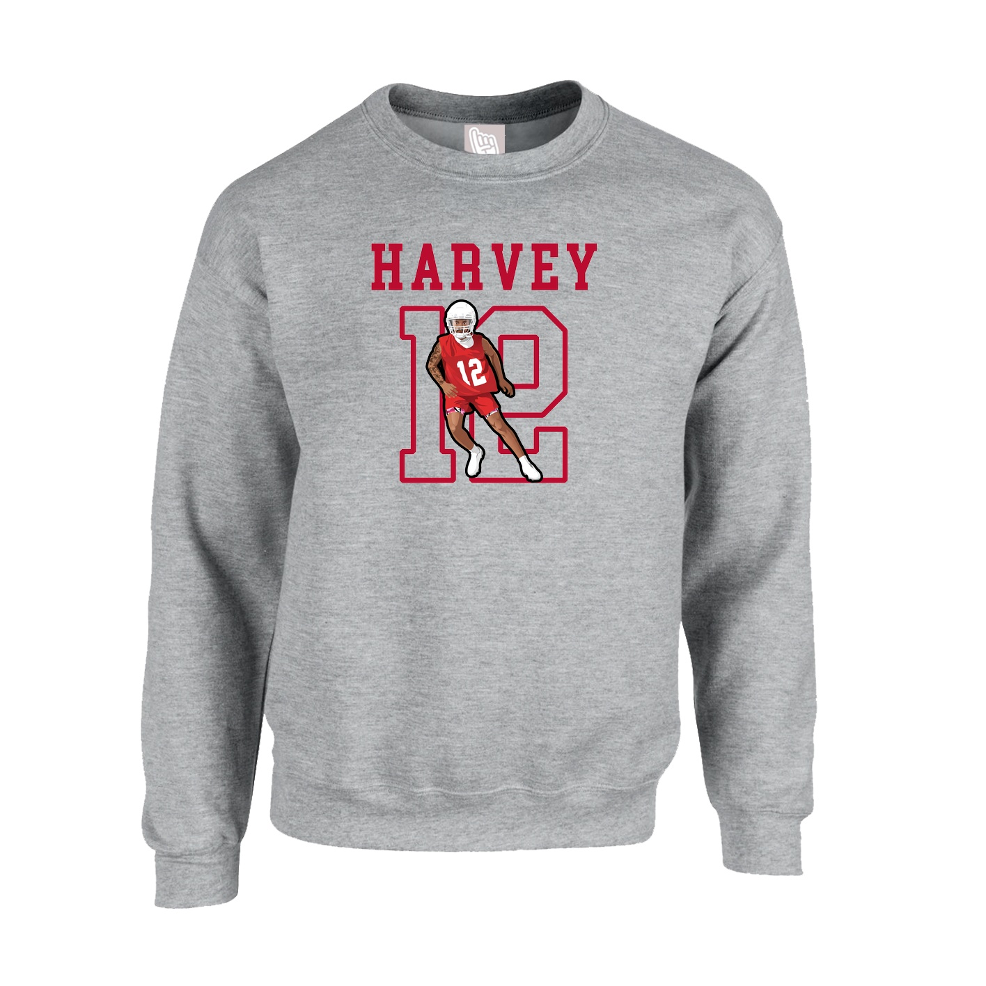 Fleece Crew — Shirsey in Grey