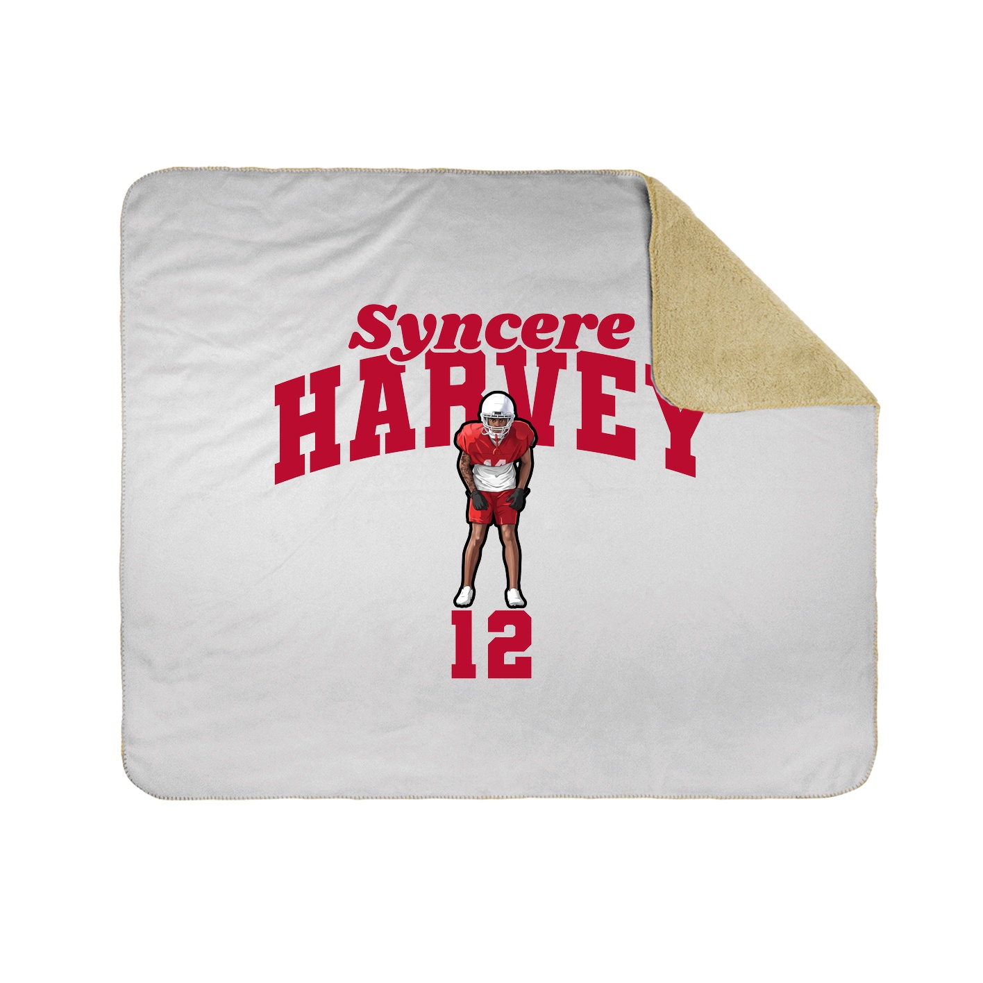 Throw Blanket — Signature Arch in White
