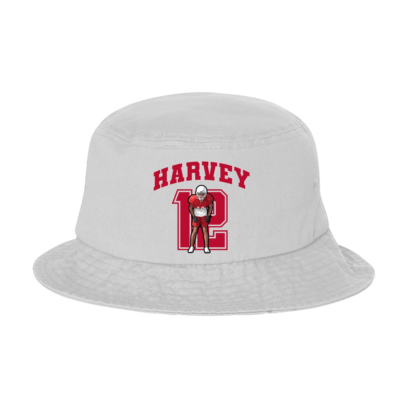 Bucket Cap — Number in White