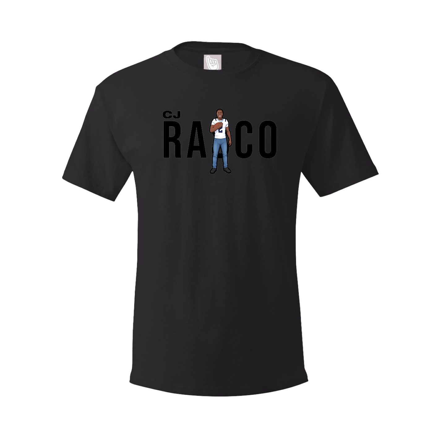 Youth Tee — Player Name in Black