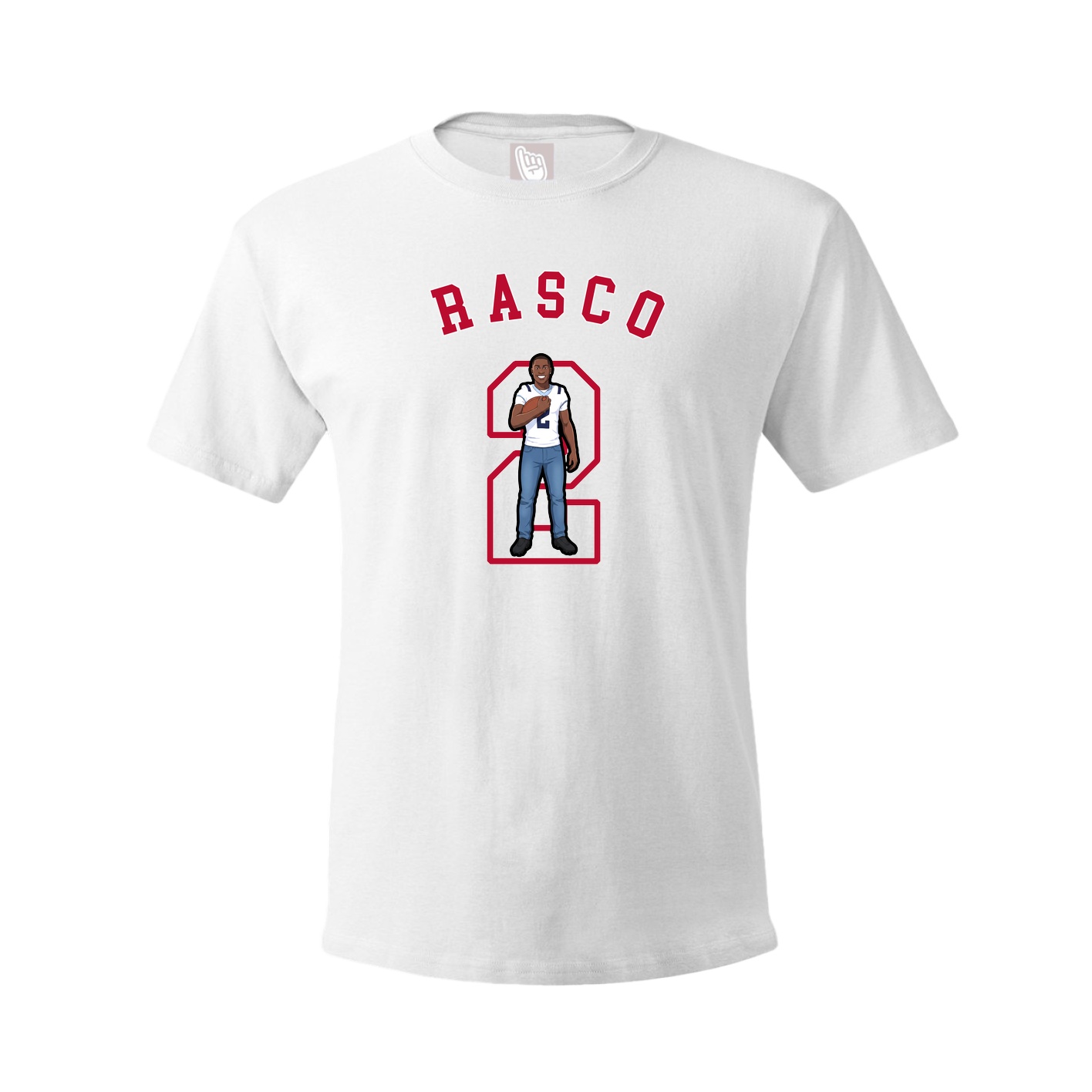 Youth Tee — Shirsey Arch in White