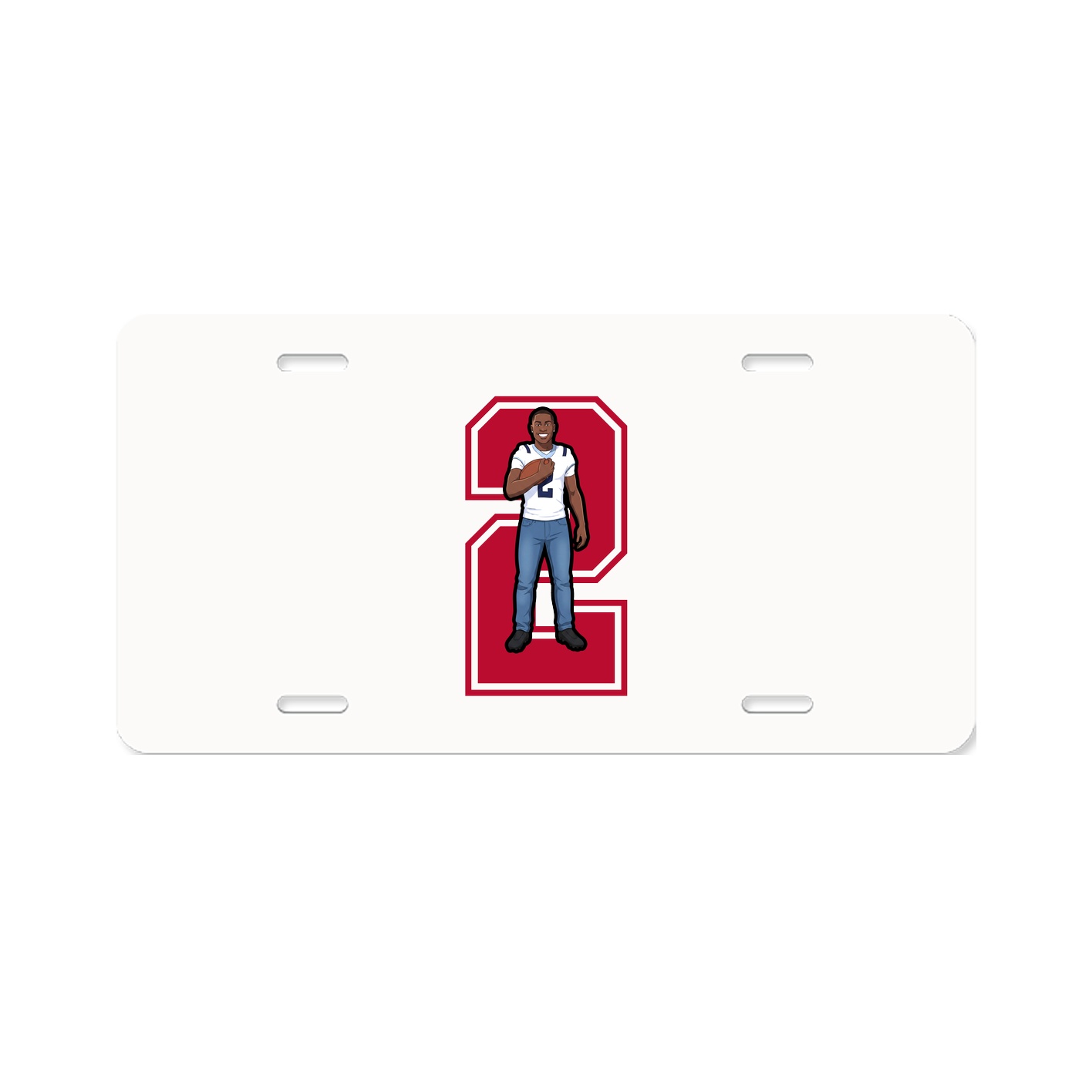 License Plate — Number in Classic