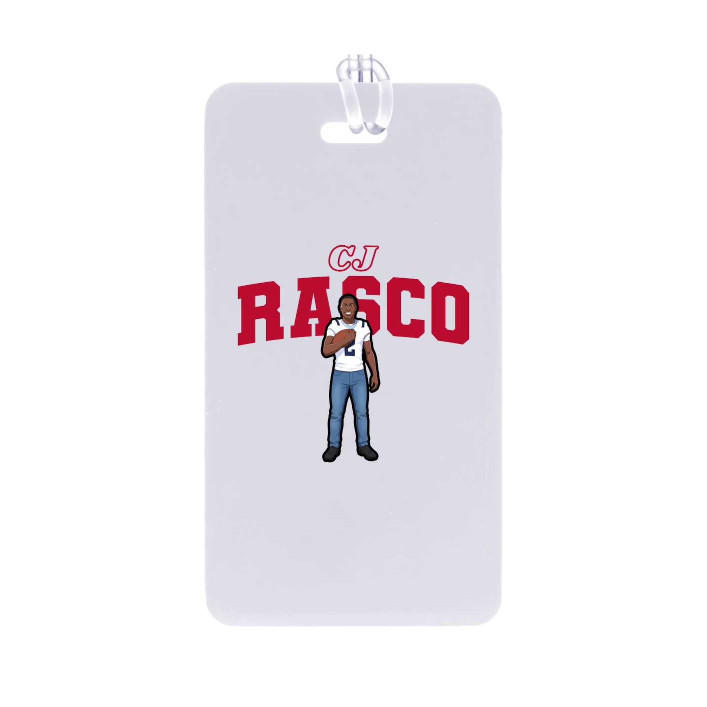 Bag Tag — Name Arch in Classic