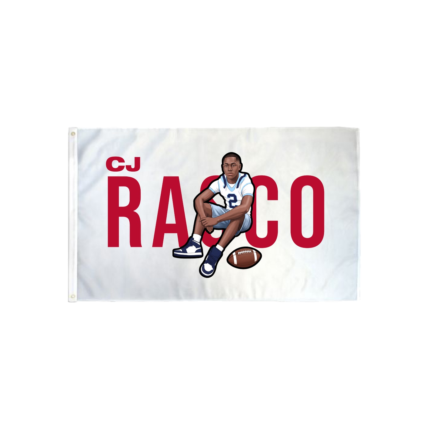 3x5 Flag — Player Name in Classic