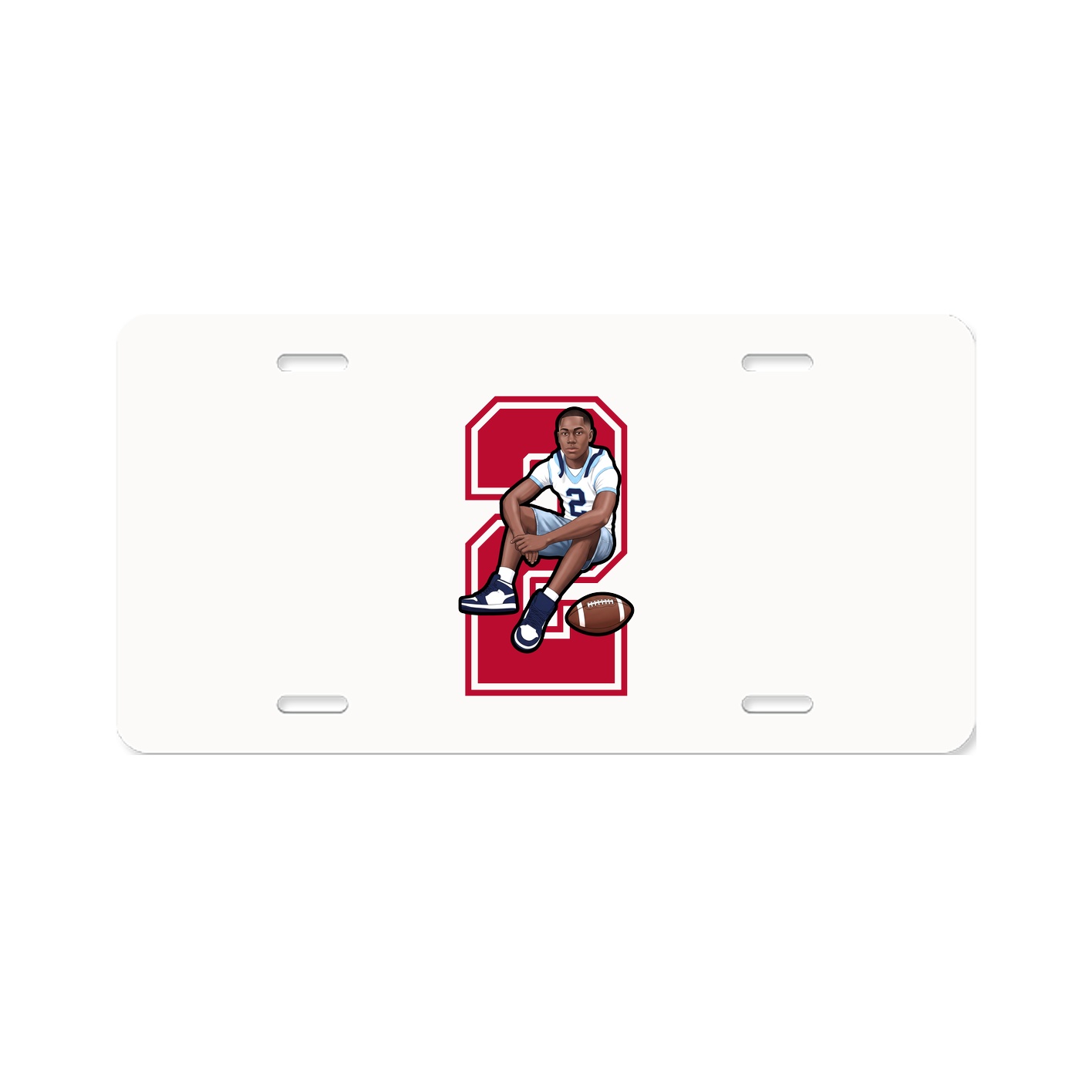 License Plate — Number in Classic