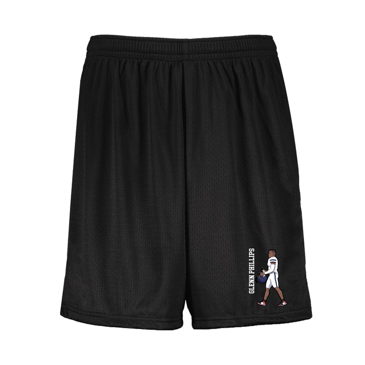 Shorts — Name Vertical in Black