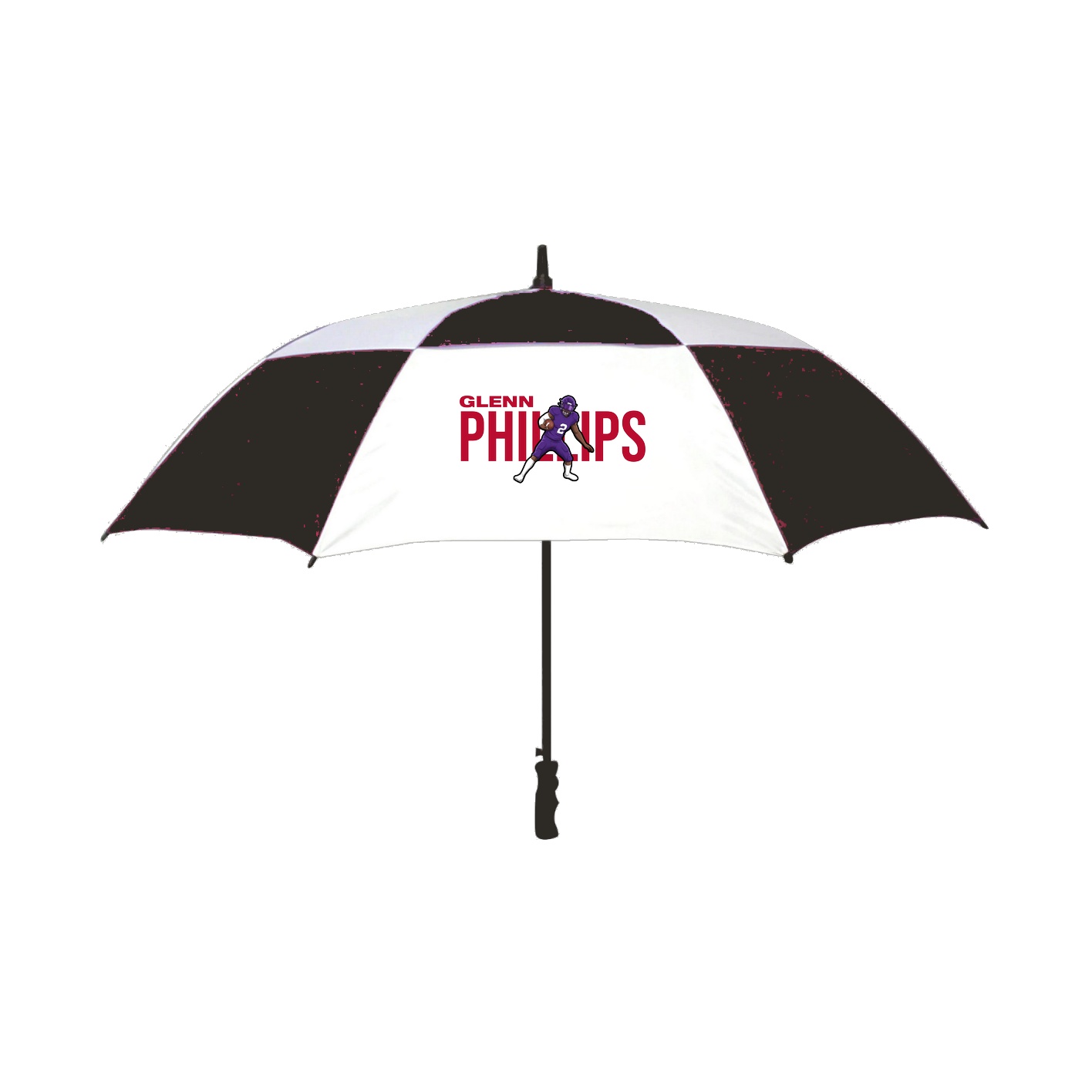 Golf Umbrella — Player Name in Black