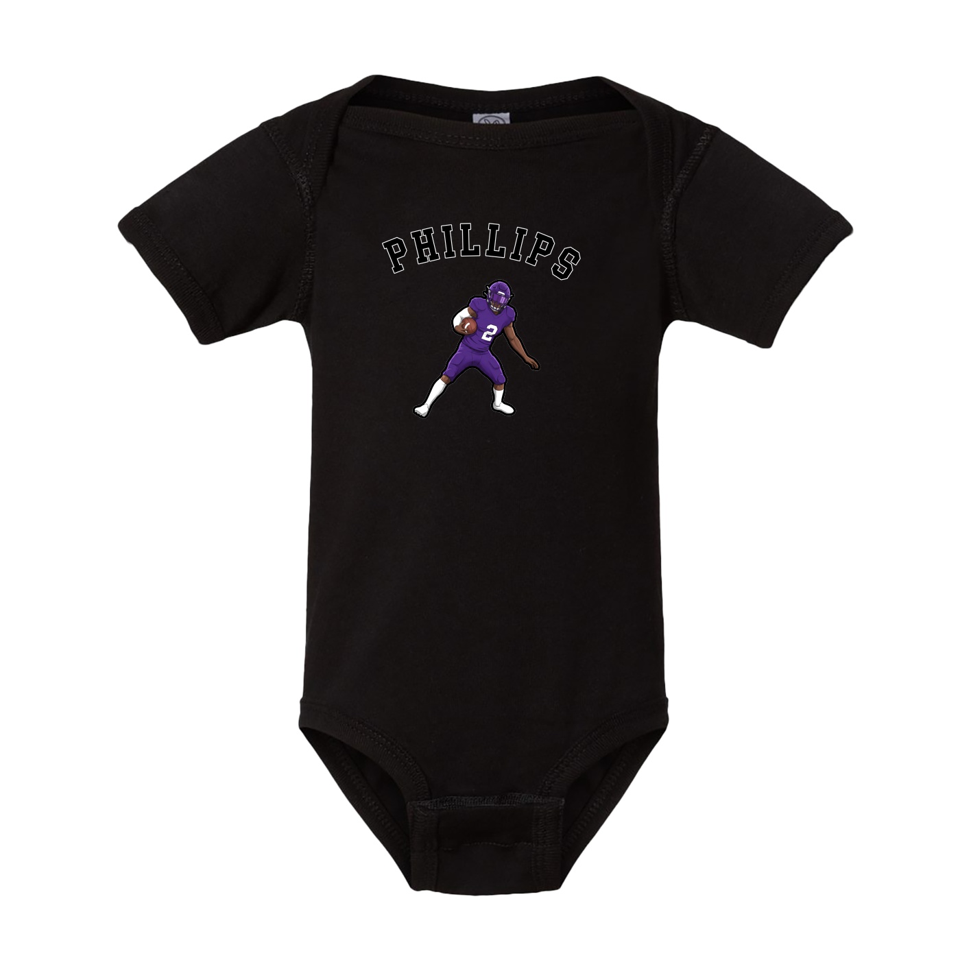 Baby Onesie — Shirsey Arch in Black
