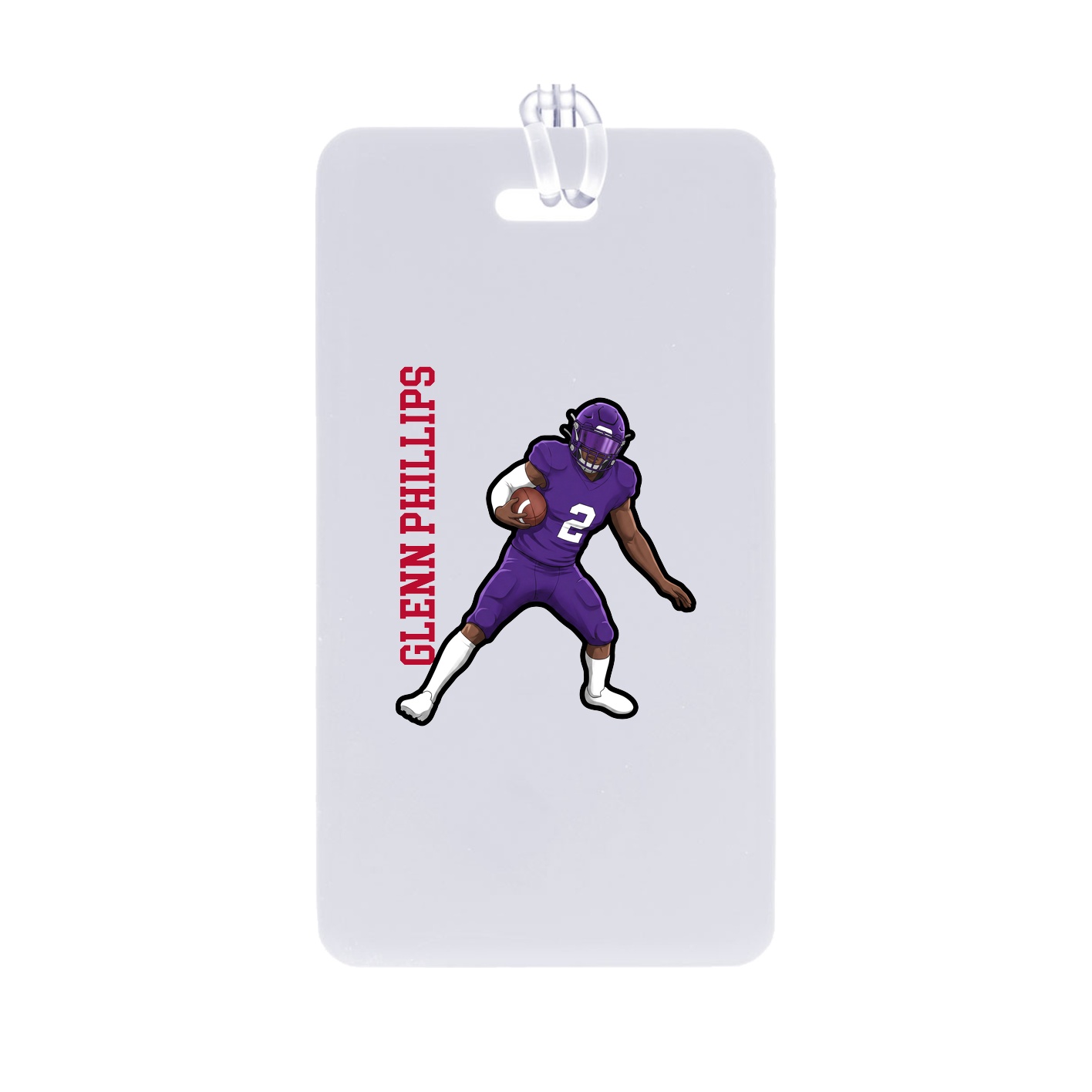 Bag Tag — Name Vertical in Classic