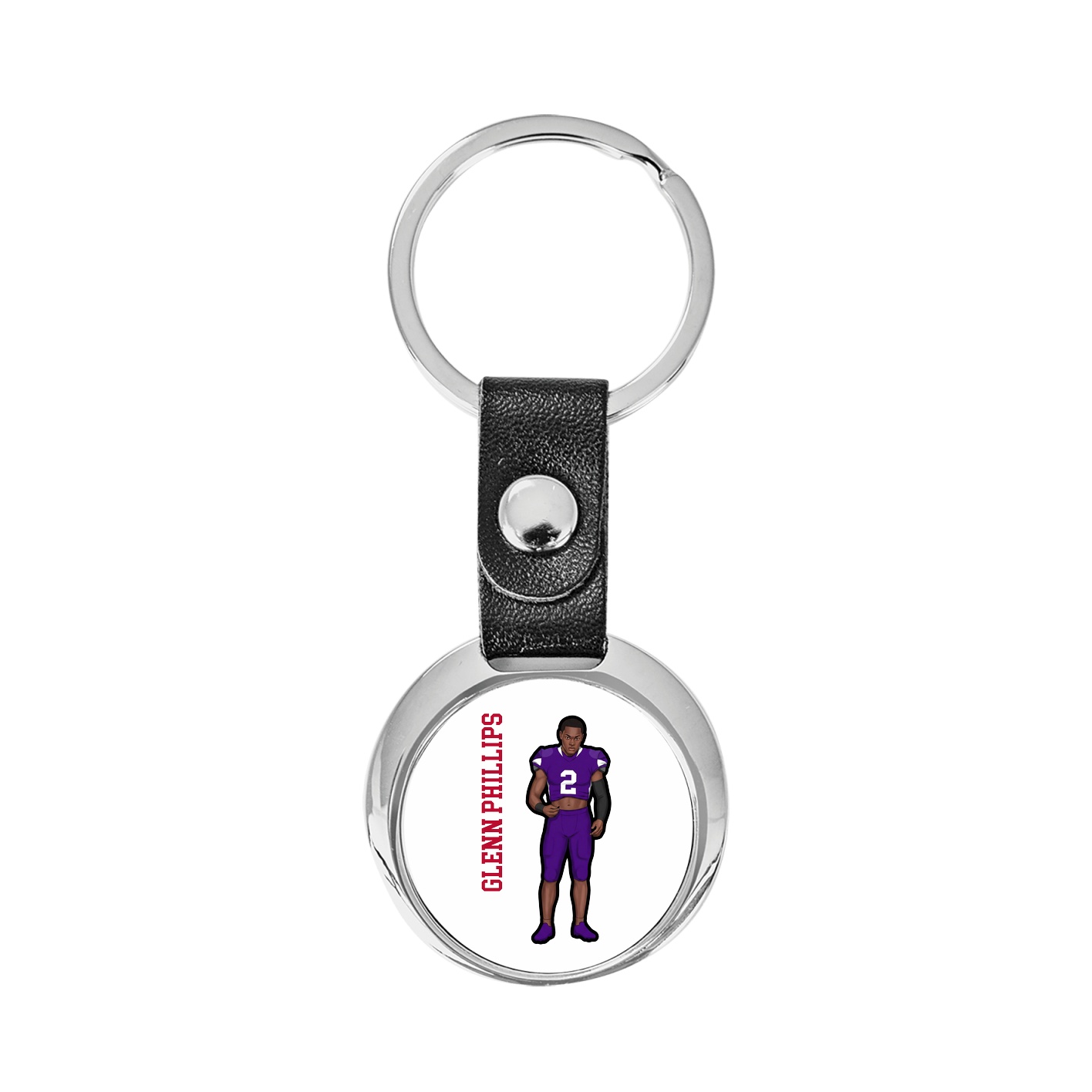 Key Chain — Name Vertical in Classic