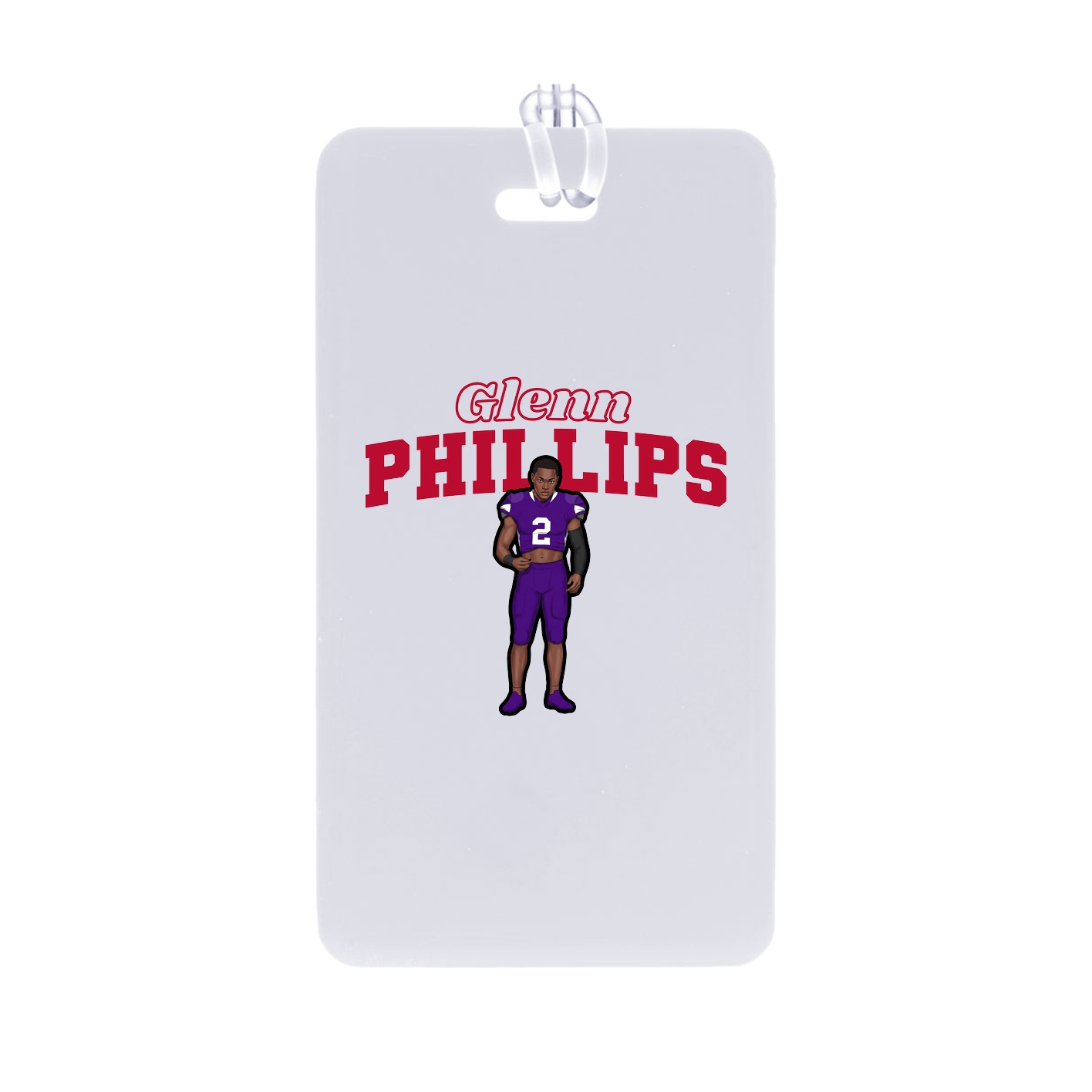 Bag Tag — Name Arch in Classic
