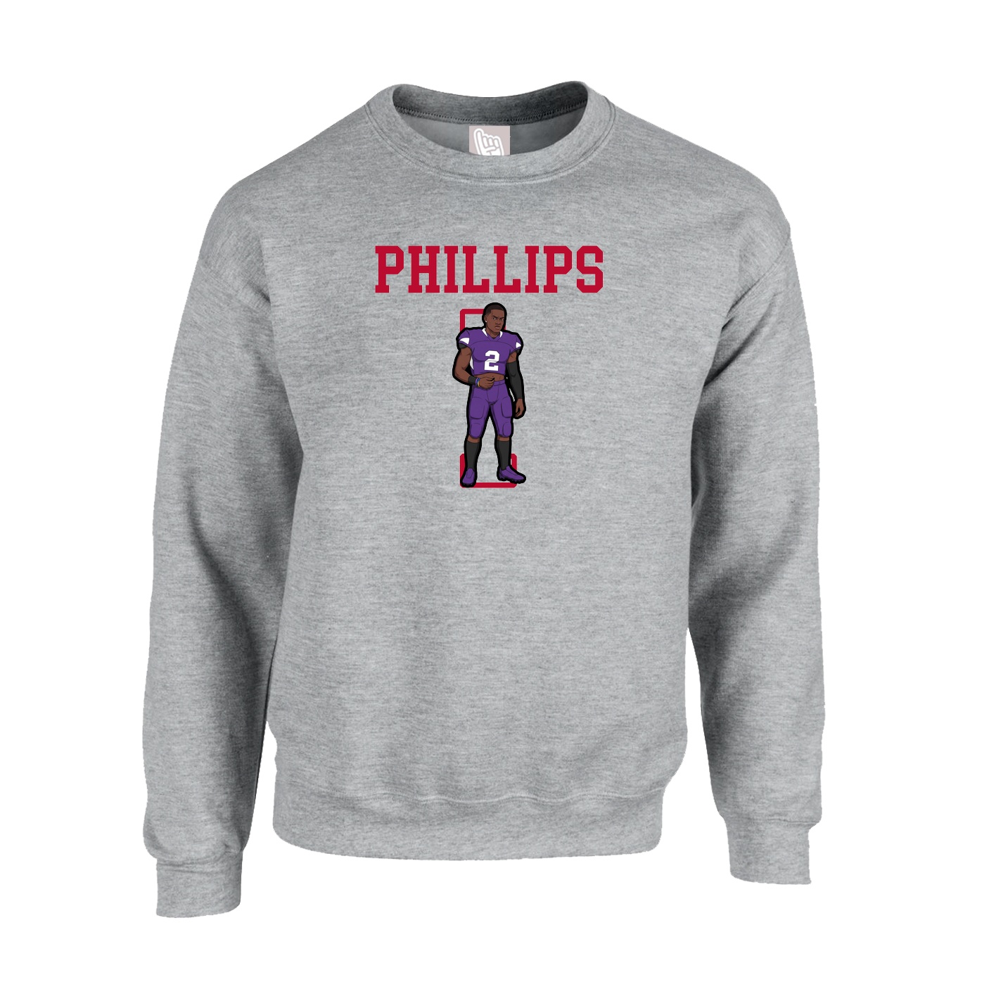Fleece Crew — Shirsey in Grey