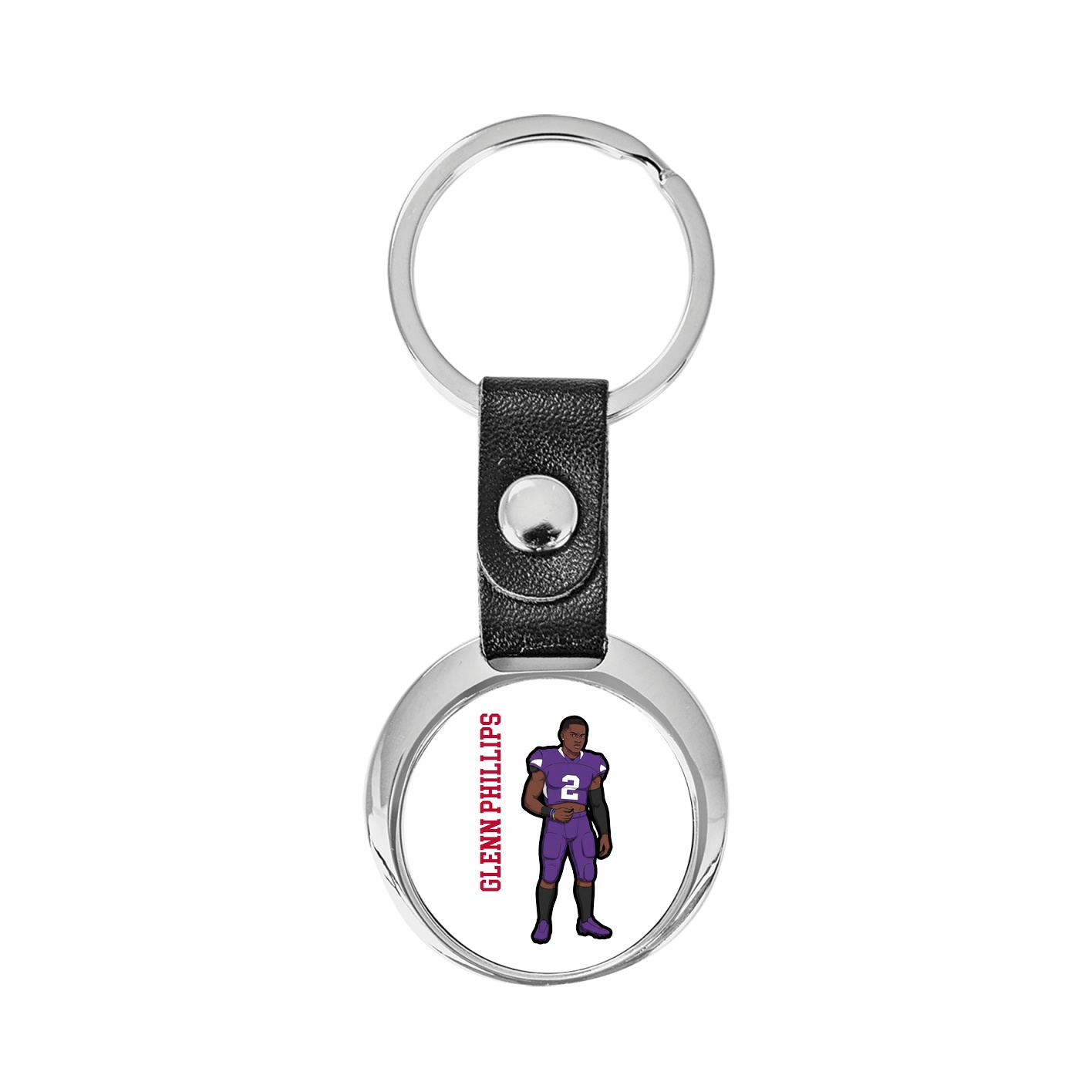 Key Chain — Name Vertical in Classic
