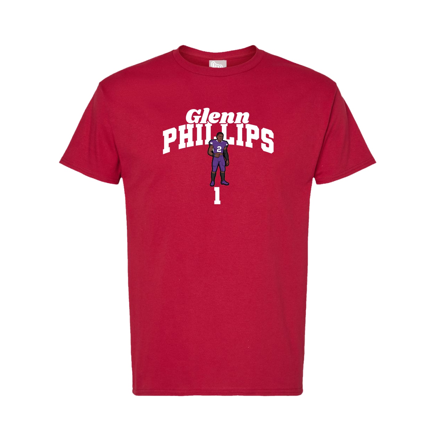 Tee — Signature Arch in Crimson