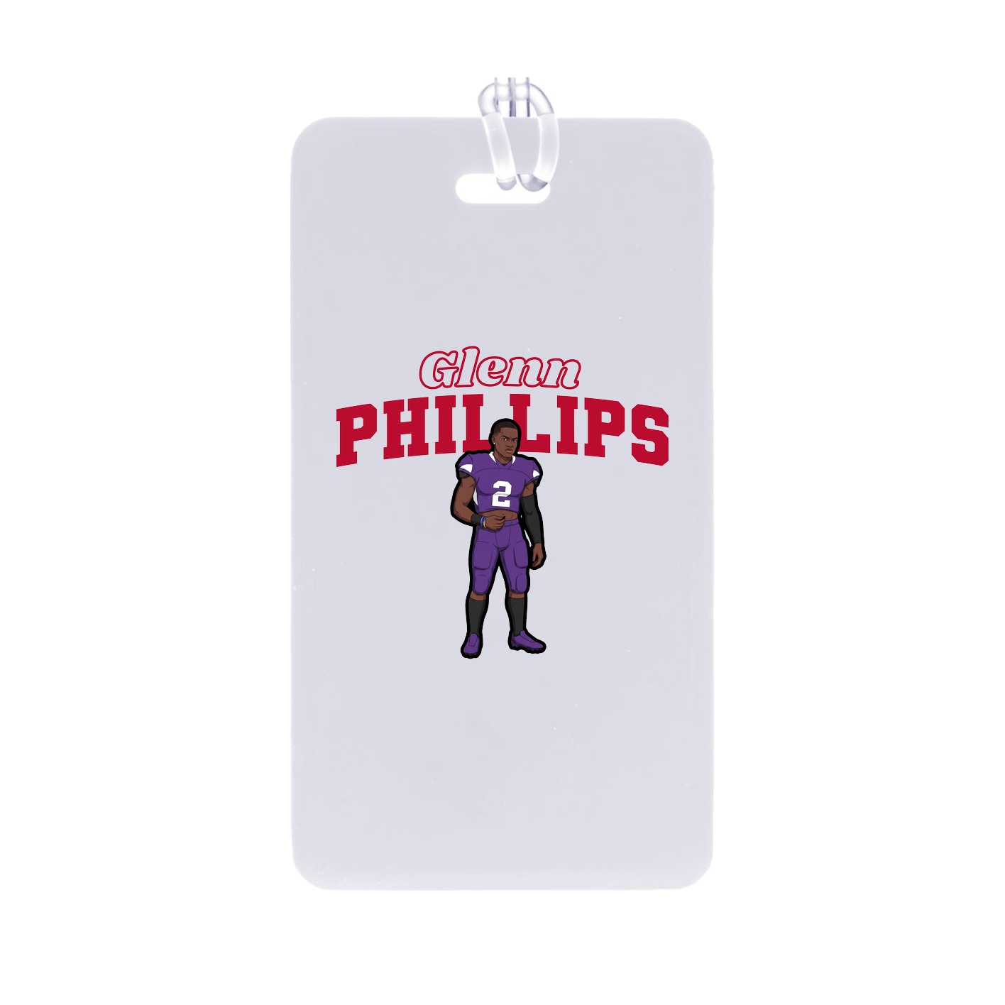 Bag Tag — Name Arch in Classic