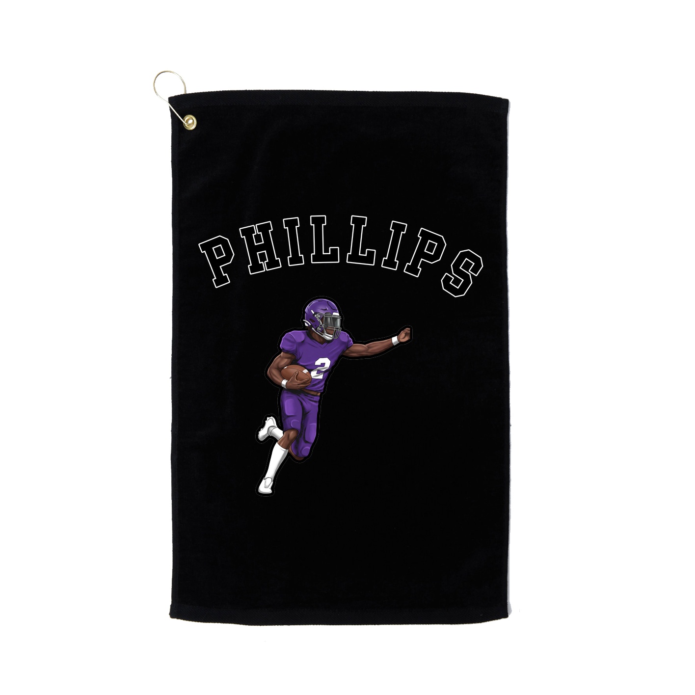 Golf Towel — Shirsey Arch in Black
