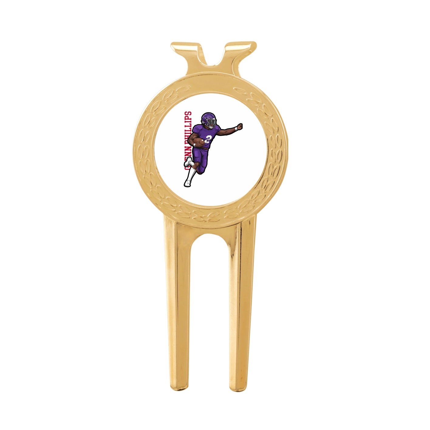 Divot Tool with Ball Marker — Name Vertical in Classic