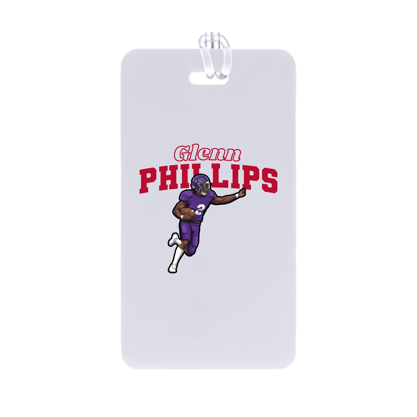 Bag Tag — Name Arch in Classic