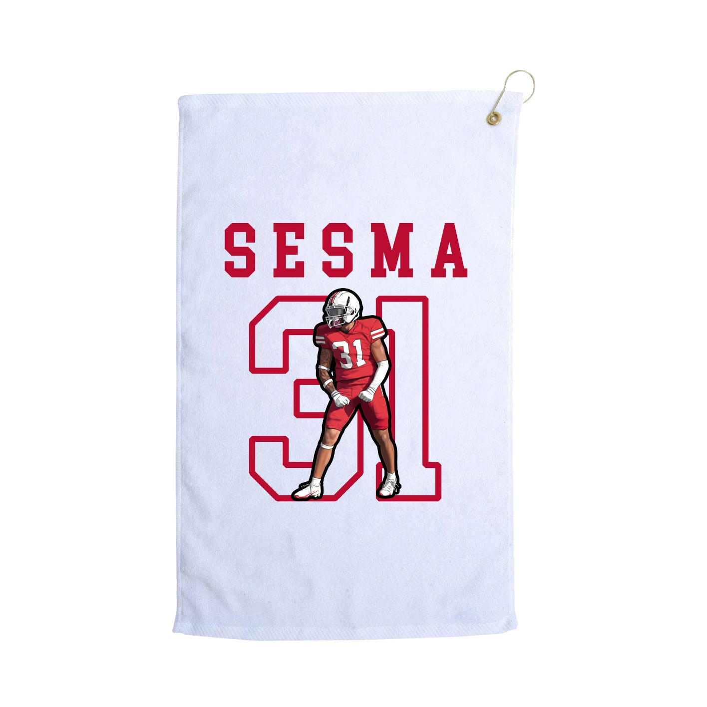 Golf Towel — Shirsey in White