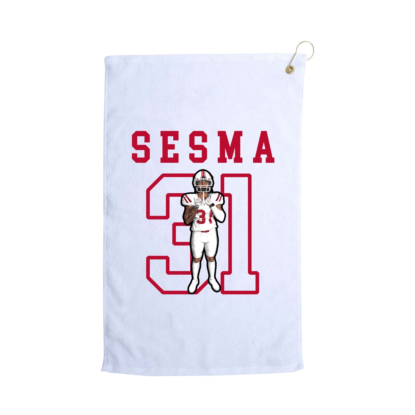 Golf Towel — Shirsey in White