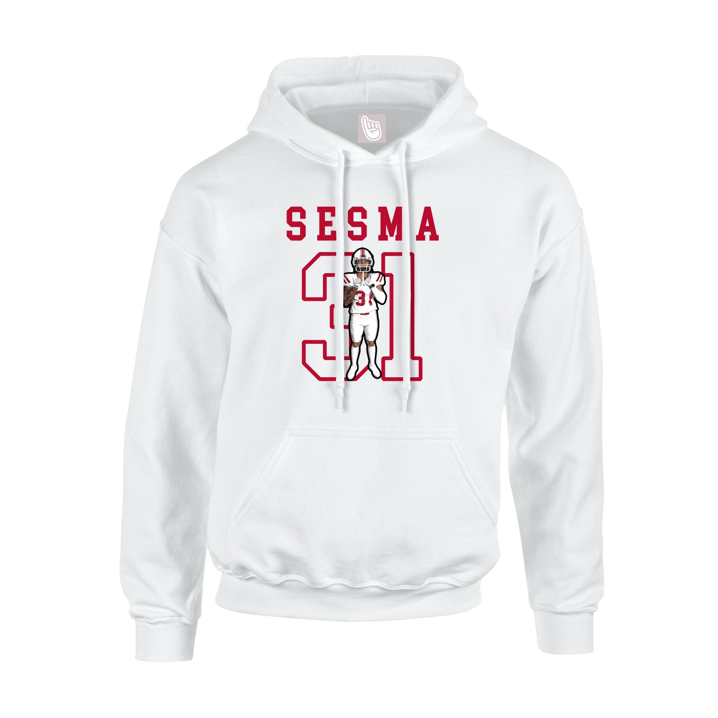 Youth Hoodie — Shirsey in White