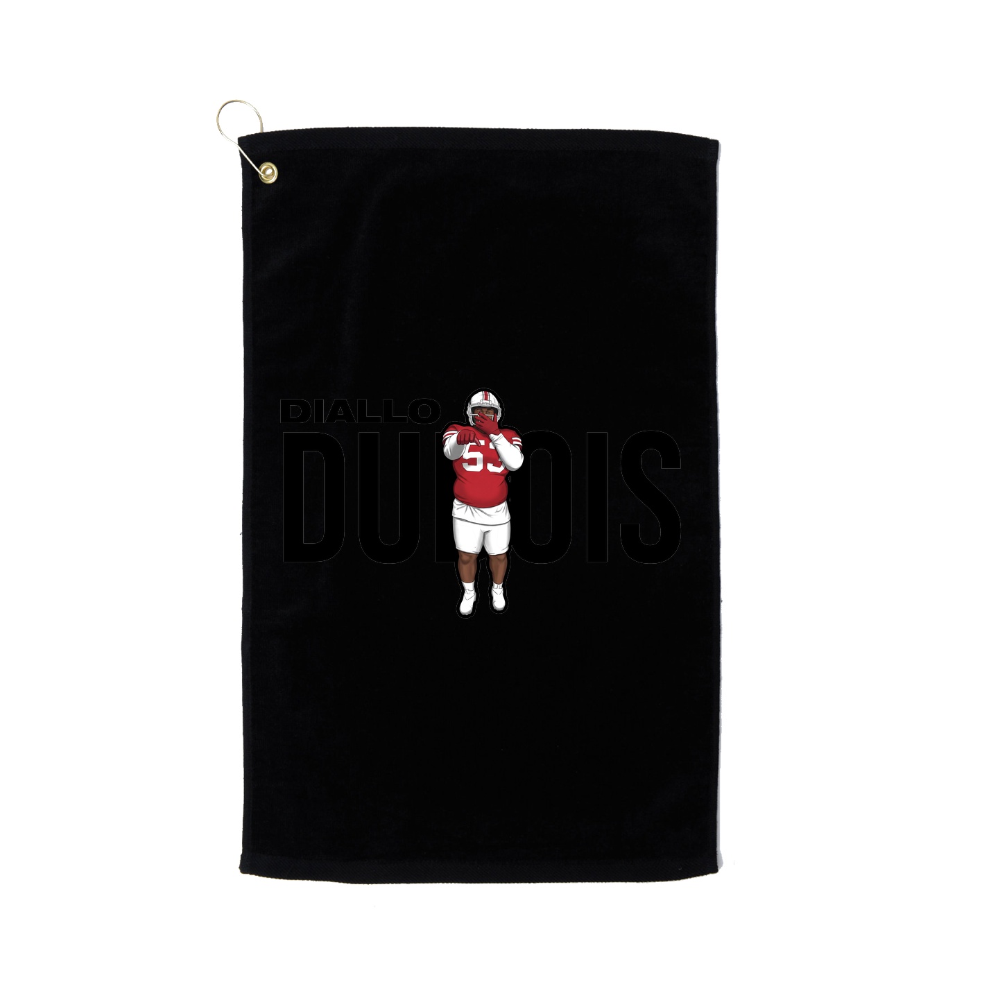 Golf Towel — Player Name in Black