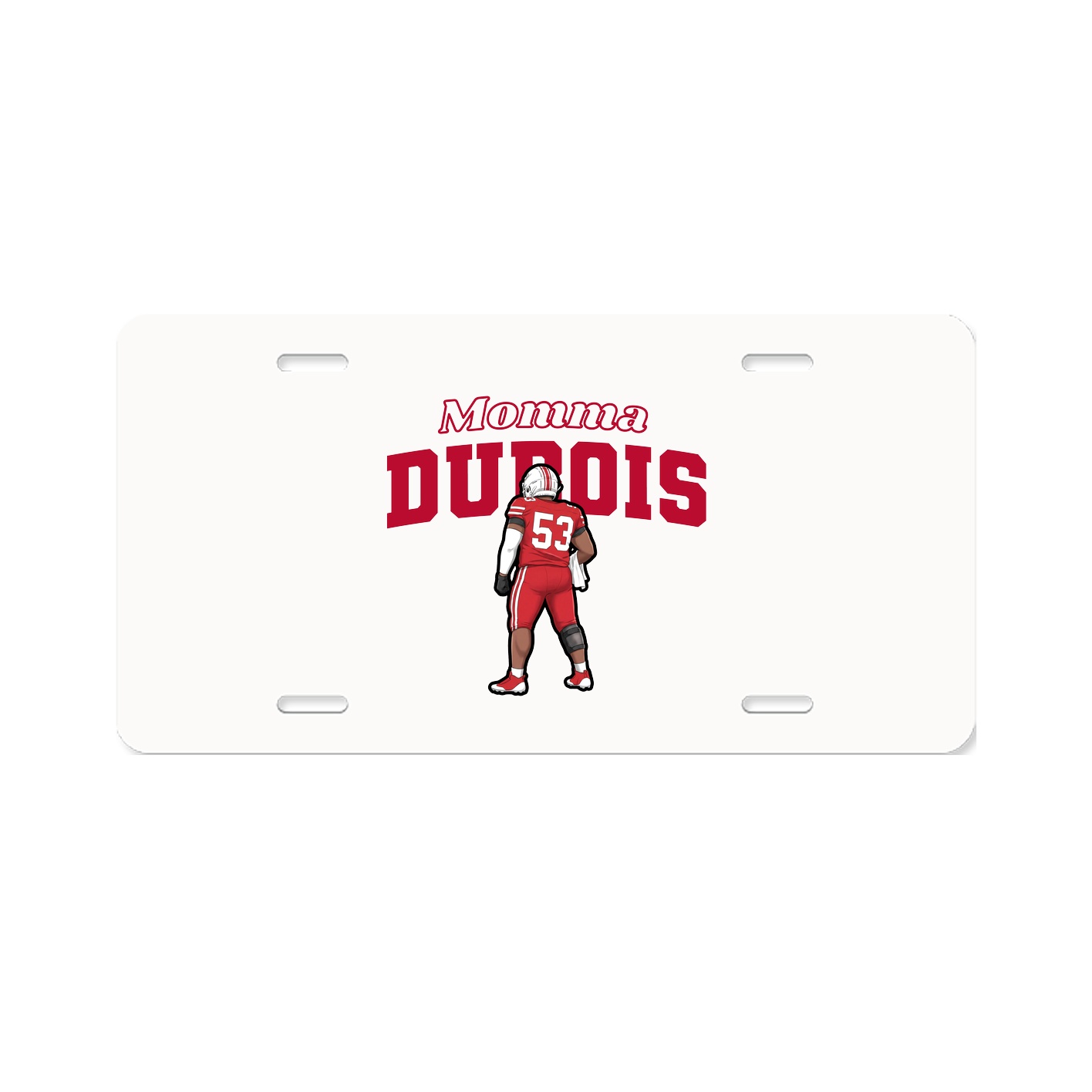 License Plate — Mothers Day Block in Classic