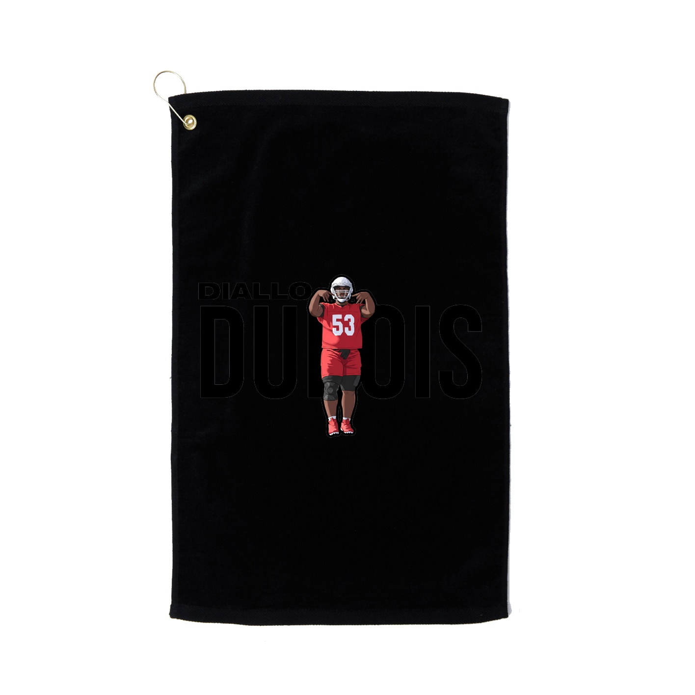 Golf Towel — Player Name in Black