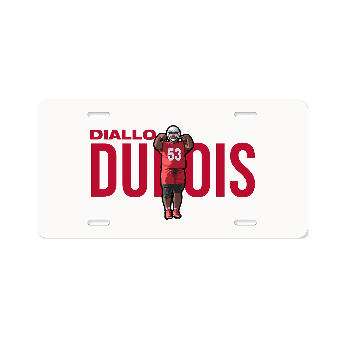 License Plate — Player Name in Classic
