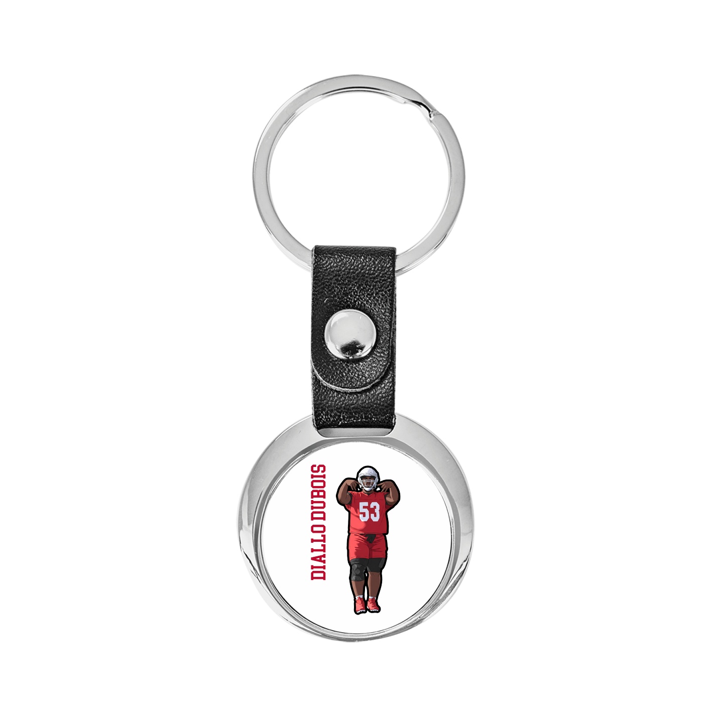 Key Chain — Name Vertical in Classic